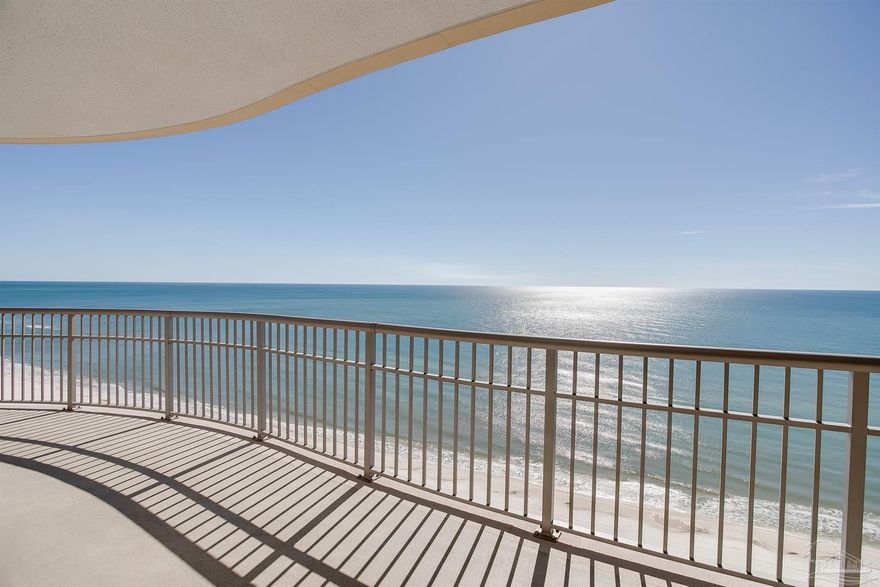 Indulge in serene vistas from every corner of this impeccably appointed, professionally furnished 4-bedroom, 4-bathroom residence, meticulously designed for luxury living. Located within a rent-restricted complex, this upscale coastal haven provides you with two primary suites, each offering unparalleled panoramas - one south-facing, the other east-facing. While lounging inside your beach getaway, by the waves or by the pool having its perks, you'll find some of your best moments of leisure will most often be captured on the expansive private balcony, where the most beautiful sunrises and sunsets unfold. Your own unit storage is conveniently right outside of your condo entry. Among the many features of this unit are a new Reme air purification system in 2023, remodeled kitchen with soft  close cabinets, tile backsplash, under counter lighting, granite countertops and an oversize apron sink, upgraded tile flooring in the living room and dining room as well 10' ceilings and wood look flooring in the bedrooms, remodeled master bath with sit down shower, new cabinets, double vanity and lighting, remodeled guest bath off the living room with new shower, cabinets, vanity and lighting, new Carrier air conditioning system in 2017, new dehumidifier in 2019 and a new water heater in 2018. Also included with the purchase of this unit is a 1 year "Home Warranty Plan" for peace of mind. The Mirabella complex consists of only 51 rent restricted units on 400 feet of sugar white sand with indoor/outdoor pools, indoor/outdoor hot tubs, steam room, sauna room, large exercise room with state-of-the-art equipment, community room with kitchen facilities, gated entrance as well as a keypad entry at the front door for additional security. Primary residence or second home this unit will exceed your expectations!