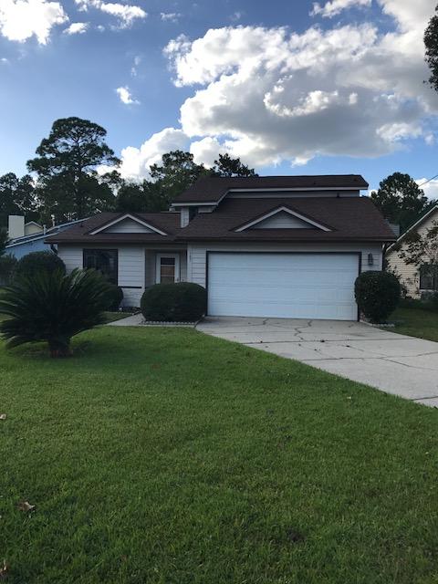 Clean and convenient 3 BR home. Bright, large kitchen overlooking living room with fireplace. Master suite is on first floor. Two additional bedrooms on the second floor overlook lake behind home. Fenced backyard with covered patio overlooking lake. You will not find other rentals in this great location and ready for you now.