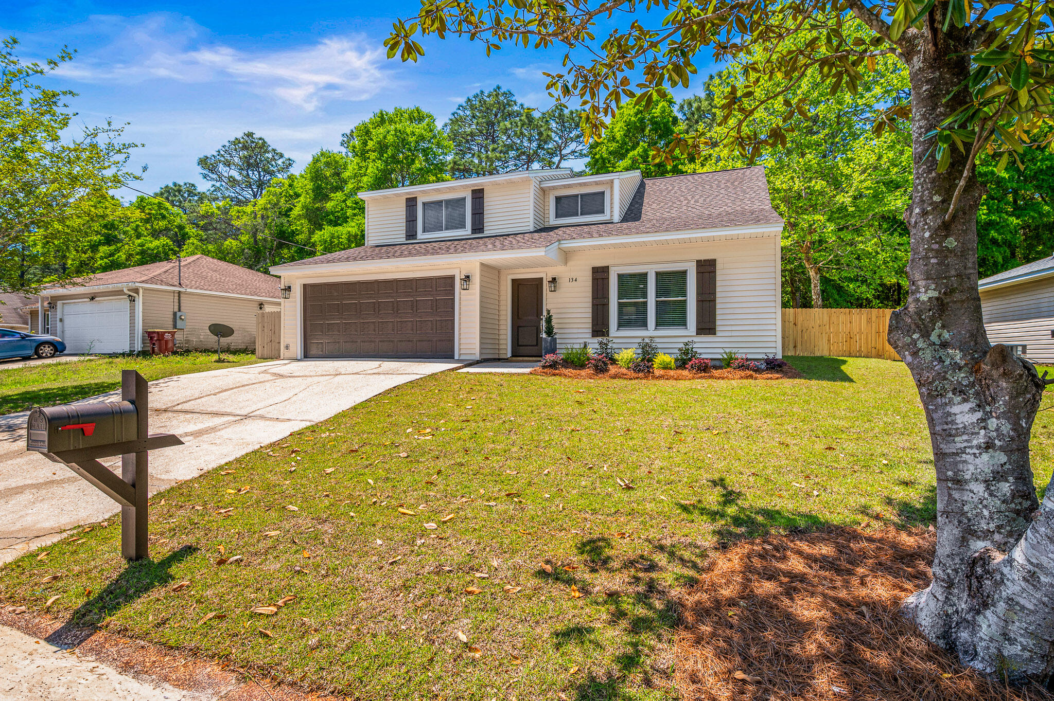 Welcome to this stunningly remodeled pool home. Property features 4 bedrooms 2 bathrooms with the main master suite on the first floor. Fresh paint throughout gives that new home feel. The kitchen has new cabinets, countertops, and stainless steel appliances. The baths have updates fixtures, granite vanity tops, and flooring. New contemporary luxury vinyl planks makes this home so warm and inviting. The exterior has new roof, new sod and landscaping Buyer to verify all pertinent information including sq. ft. and lot dimensions.