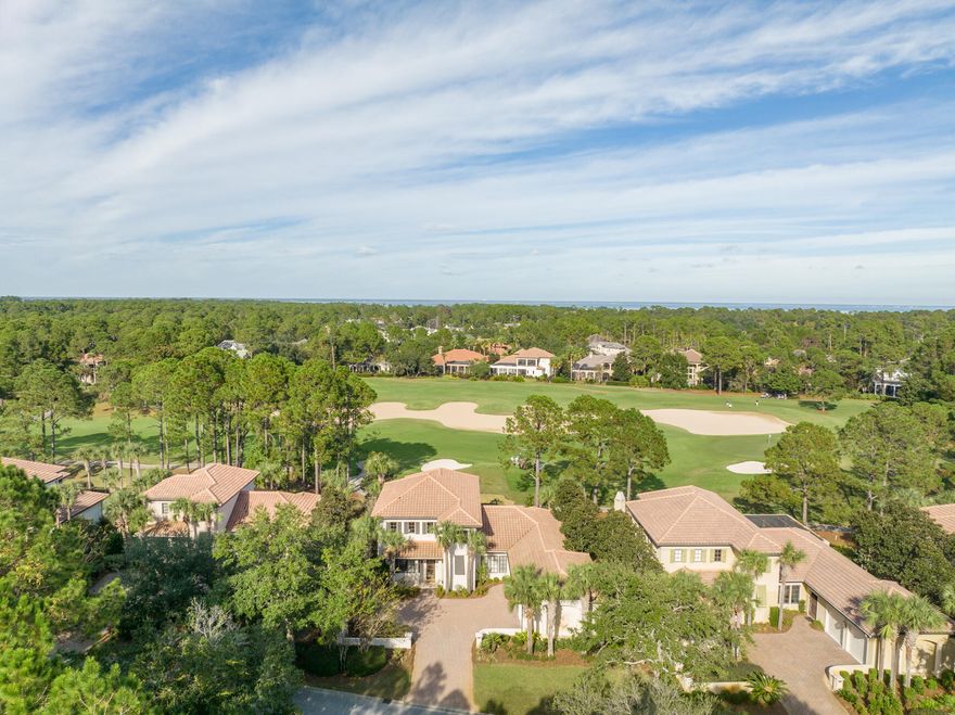 Reduced another $10k, PLUS a $25K credit at closing with approved offer! Nestled in the prestigious gated community of Burnt Pine at Sandestin Golf & Beach Resort, this Huff Built 4-bed, 4.5-bath VIEW home features impeccable craftsmanship. This luxury home is priced to sell & has stunning golf course views & a private pool! A lovely open floor plan with 10-ft ceilings. The gourmet kitchen boasts granite countertops, custom cabinetry, and high-end appliances. The first-floor living room has a cozy gas fireplace. The spacious 1st-floor master suite offers a spa-like retreat. A second 1st-floor bedroom makes a perfect office or guest suite. Two ensuite bedrooms, a den & balcony are upstairs for added privacy. Landscaping is included! Call for a list of all the upgrades! Resort living await
