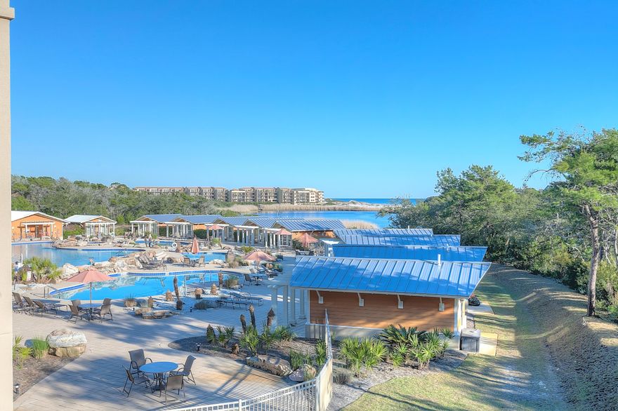 Fabulous Big Redfish Lake front, gulf view, private, fully furnished and professionally decorated residence in Sanctuary at Redfish. Located on 14 beautiful acres surrounding Big Redfish Lake that opens into the Gulf of Mexico. Offering Travertine throughout, 10 foot ceilings, granite countertops, crown molding, a gas fireplace, expansive covered balconies and wood floors. Amenities include a spa treatment room, state of the art fitness center, walking trails, individual storage rooms and lockers and unparalleled privacy.