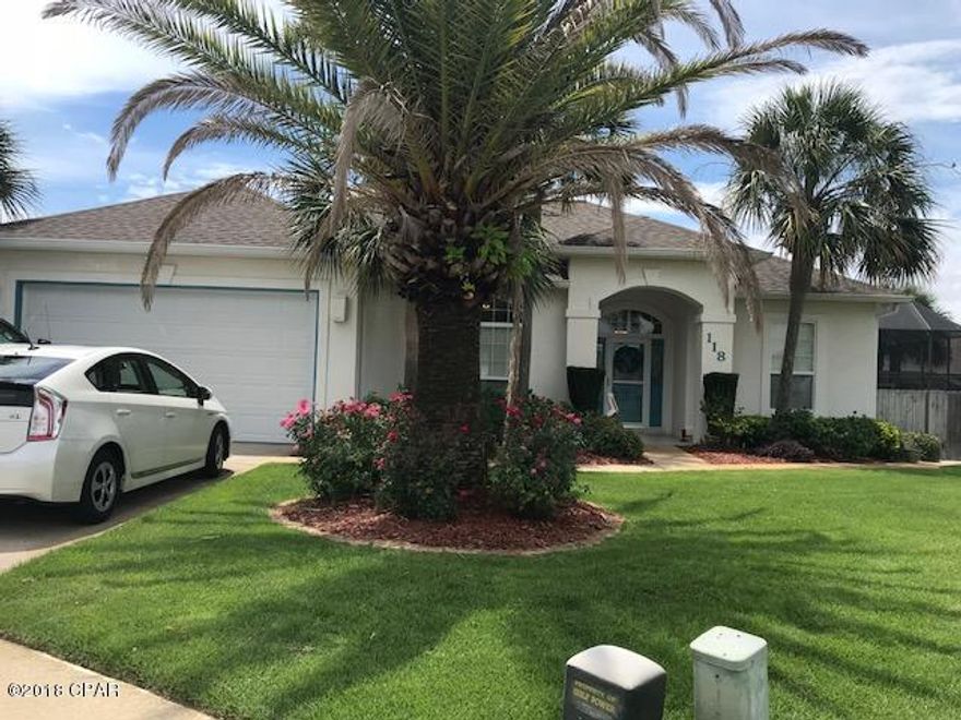 You have to see this beautiful, cul-de-sac home in one of the most sought-after neighborhoods in Bay County - Summer Breeze. The backyard is gorgeous with a fenced-in yard, screened pool, beautiful big screened porch and lush landscaping. The interior is immaculate with tile, built in cabinets, crown molding, fireplace, window treatments and surround sound throughout. PLEASE TAKE NOTE OF THE FOLLOWING-This home also has a brand new roof, hurricane shutters, new hot water heater, new kitchen appliances, new well pump,and new pool pump. The indoor and outside HVAC system has been replaced and has a $1,000 Halo infrared mold treatment systems that treats the air before it enters the house.This home is sold mostly furnished. All room dimensions to be verified by buyer.