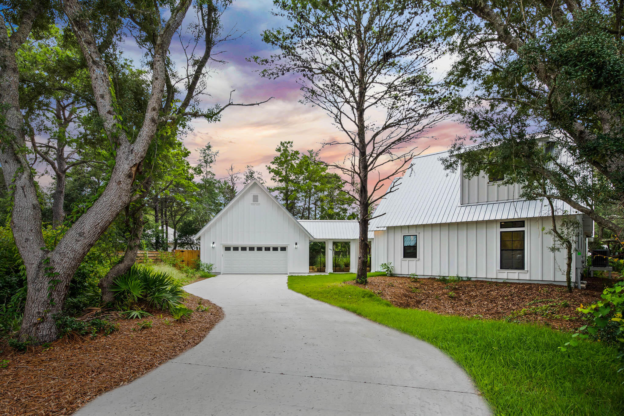 JUST REDUCED BY 80K! This elegant, custom-built home is situated on a secluded cul-de-sac lot, offering a large private lot with an in-ground pool, outdoor fireplace, and community beach access. Located just off of the renowned 30A, in a section of Seabreeze that does not allow short term rentals, this home offers the ultimate in privacy and tranquility. This is the perfect setting for a primary residence or second home. The home boasts 24' cathedral ceilings in the entryway and 12' main level ceilings, adding grandeur and spaciousness to the home. With 4 bedrooms and 3.5 bathrooms, this home is designed to accommodate any family. The gourmet kitchen is a chef's paradise, featuring Viking appliances, custom cabinetry with soft close drawers and doors, and beautiful quartz countertops.
