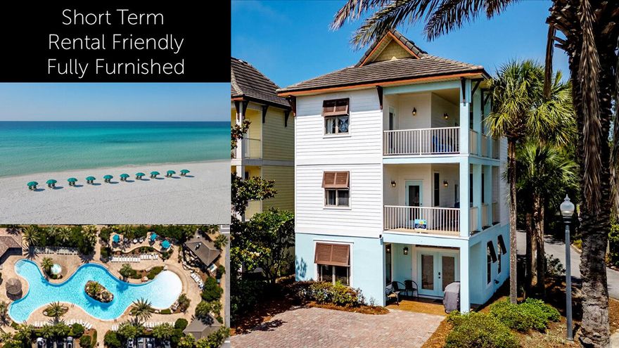 Welcome to 228 Grand Key Loop!  An exceptional opportunity in The Villages of Crystal Beach, Destin's premier gated vacation rental community! Check out that price per square foot.  This stunning 6-bedroom retreat offers the ultimate blend of investment potential and coastal luxury. Ideally located in the heart of Destin, you're just moments from Destin Commons, Whole Foods, world-class dining, and top-tier entertainment, the heart of everything. Step outside your front door and enjoy direct access to one of Destin's largest community resort-style, lagoon pool and hot tub, perfect for relaxation between beach trips. And speaking of the beach, you're just a short stroll or a convenient ride away, thanks to the community's seasonal included beach shuttle. Sold fully furnished and turn-key ready, this property includes linens, towels, and generous owner's storage. Whether you're expanding your portfolio or seeking a vacation home with incredible rental income potential, this Destin gem is the one you've been waiting for.  Call your favorite agent today to schedule a showing.