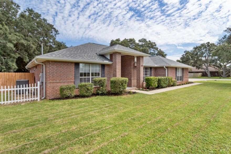 **BACK ON THE MARKET AT NO FAULT TO SELLER!  HIGHLY MOTIVATED, BRING US AN OFFER!**Assumable Mortgage - No VA Eligibility Required! Rare opportunity to assume a very favorable rate on this meticulously maintained home just minutes from the Gulf's white sand and emerald waters. Nestled on a large treed corner lot, this property offers peace, privacy, and modern updates throughout. Features include an in-ground pool with screened enclosure, double gates on both sides, and a large shed with A/C and electric added in 2024. Major upgrades: new roof (2020), HVAC (2021), hot water tank (2023), stove & microwave (2022), pool pump (2023), septic pumped (2025). Inside, you'll find inviting living spaces with stylish updates perfect for relaxing or entertaining. The community offers resort-style amenitiestennis, pickleball, basketball, indoor/outdoor pools, gym, campground, ball fields and more. Relax in style and enjoy the Emerald Coast lifestyle all with the benefit of an assumable mortgage at an excellent rate! Call me to check the rate and let's make this home yours.