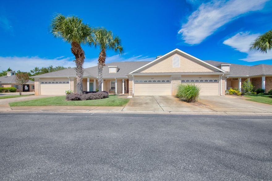 PRICE REDUCED $10K! Spacious, one level home in Diamond Lakes; an exclusive, quiet neighborhood in the heart of Destin featuring a Community Pool, Fishing Pond with Circular Walking Trail, Sidewalks, Street Lights & Underground Utilities. One of the closest homes to the pool, it's literally just steps away! An Impressive Great Room has vaulted ceilings, a Gas Fireplace &  French doors leading to the screened patio & back yard. The updated Kitchen features Granite Counters & Stainless Appliances, whilst the huge Master Suite, has a big walk in Closet, Jacuzzi Tub & large Separate Shower. Beautiful Destin Beach, Shops, Restaurants, Entertainment and Dog Park are all nearby! NEW 2023 Roof & newer HVAC. HOA covers Groundskeeping (inc front yard), Termite Bond, Trash & Recreation facilities
