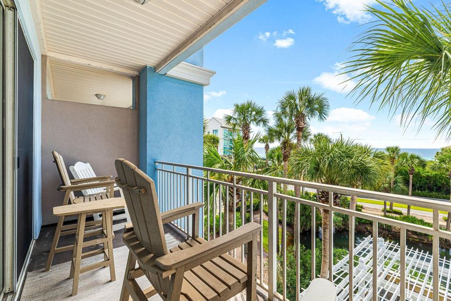 Welcome to Gulf Place Cabanas, where coastal charm meets convenience in the heart of 30A. Recently renovated and perfectly designed for families or investors, this one-bedroom, 1.5-bath condo offers breathtaking gulf views from the private balcony, overlooking both the shimmering pool and the Gulf of Mexico. Just steps from the white sand beaches with private access directly across the street, this beachside retreat is ideal for those looking to enjoy the beauty of the Emerald Coast. The thoughtfully designed living space includes additional bunk space, making it perfect for family vacations. The open floor plan features floor-to-ceiling sliding glass doors that lead to the balcony, filling the home with natural light and panoramic vistas. The updated kitchen and bathrooms reflect a fresh coastal d??cor, while modern finishes ensure comfort and style throughout.

Residents and guests can enjoy an array of amenities, including three pools, a hot tub and access to the vibrant Gulf Place community, where boutique shopping, local restaurants and live music are just a short stroll away. Whether you're soaking in the sun, biking along 30A's scenic paths or catching a concert on the lawn at Gulf Place, this location offers the best of the 30A lifestyle.

Perfect as a second home or rental investment, this fully furnished condo with elevator access provides both elegance and ease, with everything you need for an unforgettable beach getaway.