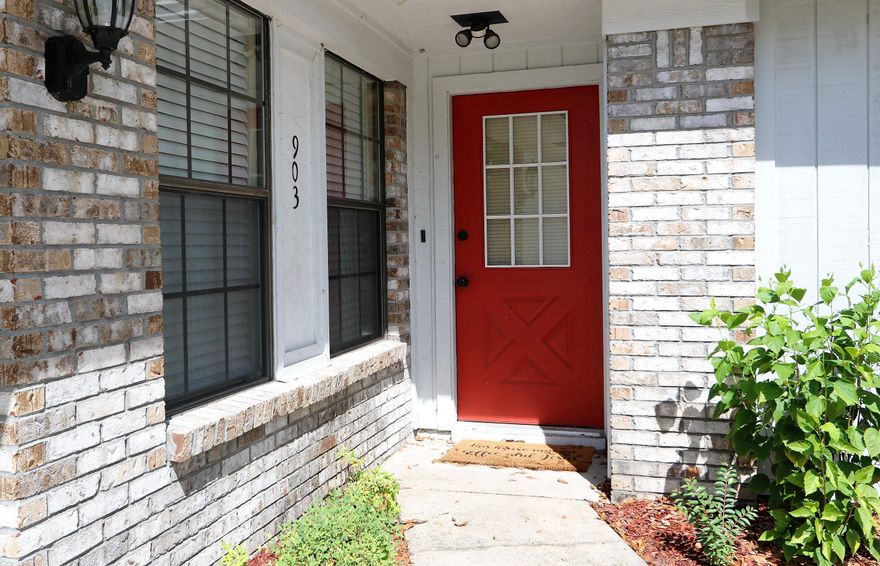 Every room has been completely updated in this home. New kitchen, new bathrooms, hardwood throughout the home with beautiful tile in kitchen & baths - no carpet! Stainless steel appliances, vaulted living room, enclosed back porch, fenced yard, and so much more. Great location convenient to bases, A+ schools. Don't miss out on this great home!!