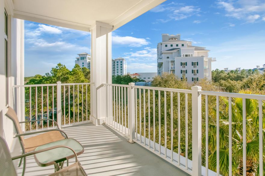 Enjoy this corner resort condo on the 5th floor with tons of natural sunlight! Fully furnished and rental ready. Updated with tile flooring throughout, new HVAC in 2021, new living room furniture with a sleeper sofa, plantation shutters, and modern drapes. Elation is located adjacent to the fabulous shopping, formal and informal dining and night life hot spots in the pedestrian Village of Baytowne Wharf. In addition, Hotel Effie is just a few steps away with a rooftop pool and bar and fine dining at Ovide. Owners also have access to the private Solstice Club, an amenity for owners and their guests, featuring grills, screened porch with gas fireplace, indoor bar, flat screen TV and comfortable seating inside and out. As an introduction to the Sandestin lifestyle, we invite our new owners to explore amenities that make Sandestin special. The listing brokerage and seller(s) are presenting the buyer(s) of this property with (2) 90-minute rounds of Tennis court time, a golf foursome at one of our three championship courses, and a round of golf for up to four (4) players at the unrivaled Burnt Pine Golf Club.

Sandestin Golf and Beach Resort features more than seven miles of beaches and pristine bay front, four championship golf courses, 15 world-class tennis courts, a 226-slip marina, a fitness center, spa and celebrity chef dining. Shop, dine and play at the charming pedestrian village, The Village of Baytowne Wharf and more. Inside the gates of the resort, residents enjoy a balanced lifestyle of high-class living, spanning the 2,400 acres from the beach to the bay. Everything within the gates of the resort is accessible by golf cart or bicycle. The entire resort is interconnected by miles of pedestrian, bike and golf cart paths that weave through groves of live oaks, meandering past natural lagoons, fountains, man-made lakes, and meticulously landscaped fairways.