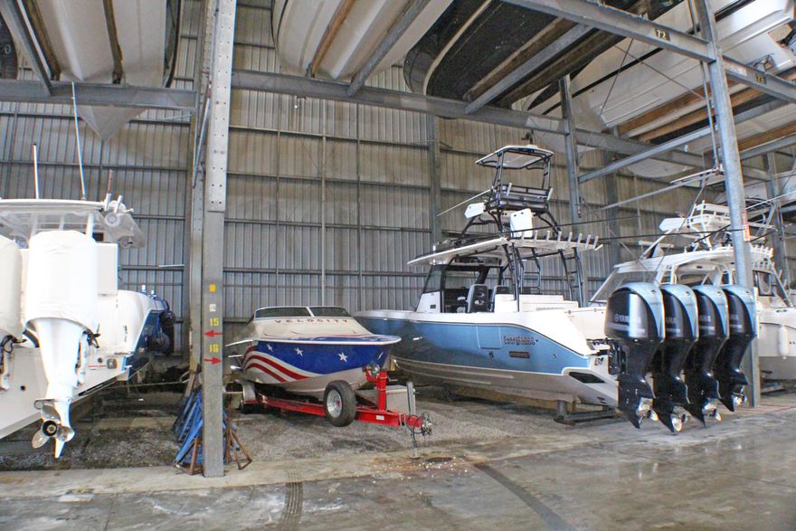 Nationally recognized Legendary Yacht Club and Marina is the largest dry storage marina in the Florida Panhandle. Located on the Choctawhatchee Bay, just east of the pass to the Gulf of Mexico. Dry storage boat slip. 15 x 15 x 45 located on the bottom floor. Owner's membership association dues to include FREE and UNLIMITED LAUNCHING with soap wash-down and engine flush on every haul-out in addition to the use of many amenities at Legendary Yacht Club; infinity pool, showers, ice machines, fish cleaning area, a gym and designated parking areas. Enjoy a cool drink at one of the many tiki bars. Use any of the four reciprocity Yacht Clubs in Naples, Tampa, Key West and Sanibel.