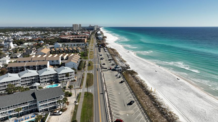 Unit 910 is a fabulous 2 bedroom, 2 bath unit with 1151 sq. ft. has amazing emerald green gulf views from all rooms, has been totally renovated, has granite throughout, cabinets, stainless appliances, crown molding, new doors, ceiling fans in each room, new LVP wood flooring throughout.  Both HVAC units have been replaced with remote thermostats on Surfside's Wi-Fi.  The unit is being sold fully furnished with recently new all leather including leather recliners in living room, two  samsung 65'' mounted Smart TVs w/sound bar, both bedrooms have new furniture including high end bedding, custom drapes throughout, balcony with bar height furniture and chaise lounge.  SEE MORE