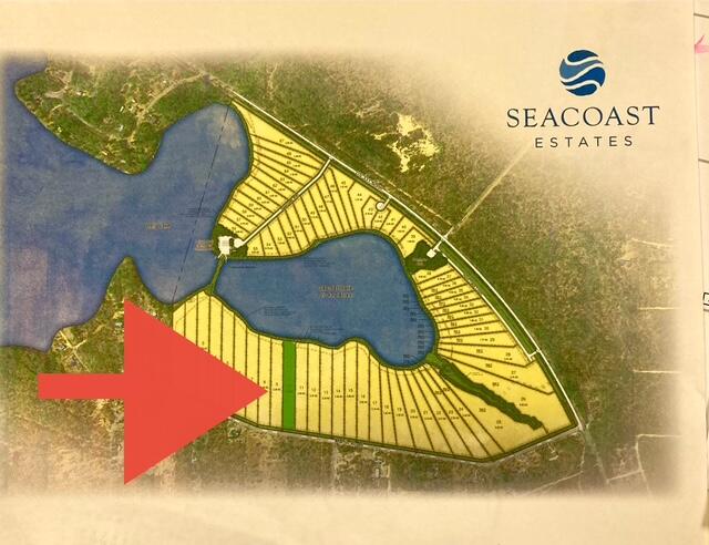 BEAUTIFUL WATERFRONT LOT ON SEACOAST LAKE just a few miles north of DeFuniak Springs. With over 800 feet from the street to the water, this wooded lot allows plenty of privacy where you can build a beautiful waterfront home set back from the main road. The lot slopes gently down to the 43 acre spring fed lake, unlike some of the surrounding lots that have steeper banks. There is an HOA associated with this development assuring that this lot and the surrounding properties will maintain quality construction, appearance and maintenance of common areas. This lake offers a boat launch, several common areas, great fishing and quiet country living just a few minutes from DeFuniak Springs and only 40 minutes from our white-sand Gulf beaches!