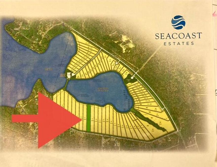 BEAUTIFUL WATERFRONT LOT ON  SEACOAST LAKE just a few miles north of DeFuniak Springs. With over 800 feet from the street to the water, this wooded lot allows plenty of privacy where you can build a beautiful waterfront home set back from the main road. The lot slopes gently down to the 43 acre spring fed lake, unlike some of the surrounding lots that have steeper banks. There is an HOA associated with this development assuring that this lot and the surrounding properties will maintain quality construction, appearance and maintenance of common areas. This lake offers a boat launch, several common areas, great fishing and quiet country living just a few minutes from DeFuniak Springs and only 40 minutes from our white-sand Gulf beaches!