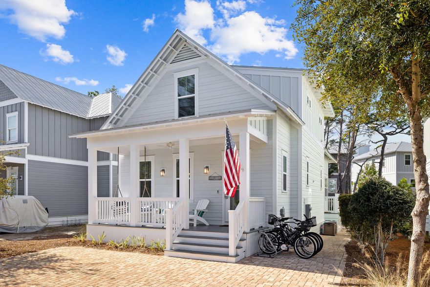 This fully furnished and turn key home is located within the community of Highland Parks.   This stunning open-concept home was professionally designed and decorated with upgrades throughout!    The main Floor master bedroom offers an ensuite and walk in closet.   There are two additional bedrooms upstairs with a jack and jill bathroom and a separate bunk bed nook in the hall.    This home has been on the rental program and is a rental machine.  Highland Parks is a highly sought after community with resort style pool (soon to be heated), hot tub, fire pit, outdoor kitchen, and 4 story tower to view the sunset.   Don't miss the beauty - it will not last long!