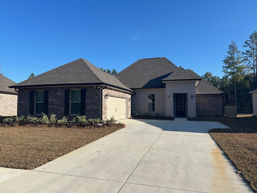 The CLAUDET III G in Bird Song at Hammock Bay community offers a 4 bedroom, 3 full bathroom, open and split design with formal dining room and keeping room. Upgrades added (list attached).  Features: double vanity, garden tub, separate custom tiled shower, and 2 walk-in closets in master bath, tray ceiling in master bed, en suite bath in bed 2, kitchen island, walk-in pantry, boot bench and drop zone in mudroom, covered front porch and rear patio, crown molding, recessed lighting, smart connect WIFI thermostat, smoke/carbon monoxide detectors, landscaping package, architectural 30-year shingles, flood lights, and more!Energy Efficient Features: water heater, kitchen appliance package, vinyl low E windows, and more! Energy Star Partner.