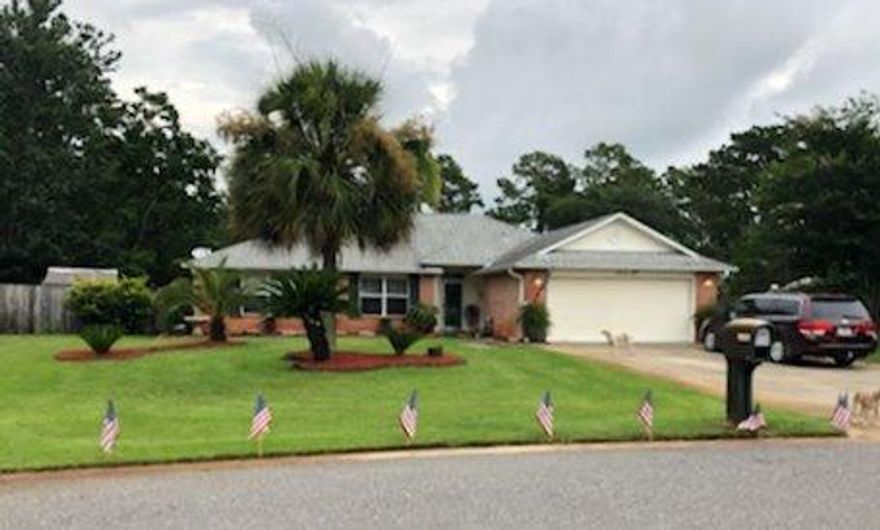 Stunning all brick home with large backyard bordered by new privacy fence in sought after Raintree Estates. Upon entering this beautiful home you are greeted with an open and flowing split bedroom floorplan with high ceilings, plant shelves, luxury vinyl planked flooring in main areas accompanied by tile in other areas. The dining room to the left has plenty of room for a large table, hutch, china cabinet, etc. The spacious kitchen is appointed with granite countertops, handsome mosaic tiled backsplash, kitchen island, large sink, stainless steel appliances and plenty of cabinet space along with a café area overlooking the backyard. The living room with raised ceilings, plant shelves, newly converted electric fireplace has plenty of volume for entertaining and leads onto an expansive... heated and cooled florida room ideal for enjoying the beautifully manicured backyard. This smart floorplan has the master bedroom spit from the other guestrooms with a large master bath appointed with double vanity sinks, jetted garden tub/shower and a large walk-in closet. The front and backyard are beautifully manicured and the backyard has two meyer lemon trees and plenty of room for a future pool. All of this located just around the corner to one of Raintree Estates wood parks. Raintree Estates also has a bay/bayou front park (at the end of Southminster Ct) along with fishing dock, pavilions and brick grills for community or private gatherings. The Raintree Estates Association is voluntary, but totally worth the nominal annual hundred dollar fee. Come and see what this home and Raintree Estates has to offer. Home will convey AS-IS. Buyer to verify all data, information, and/or dimensions provided herein and deemed important to Buyer.