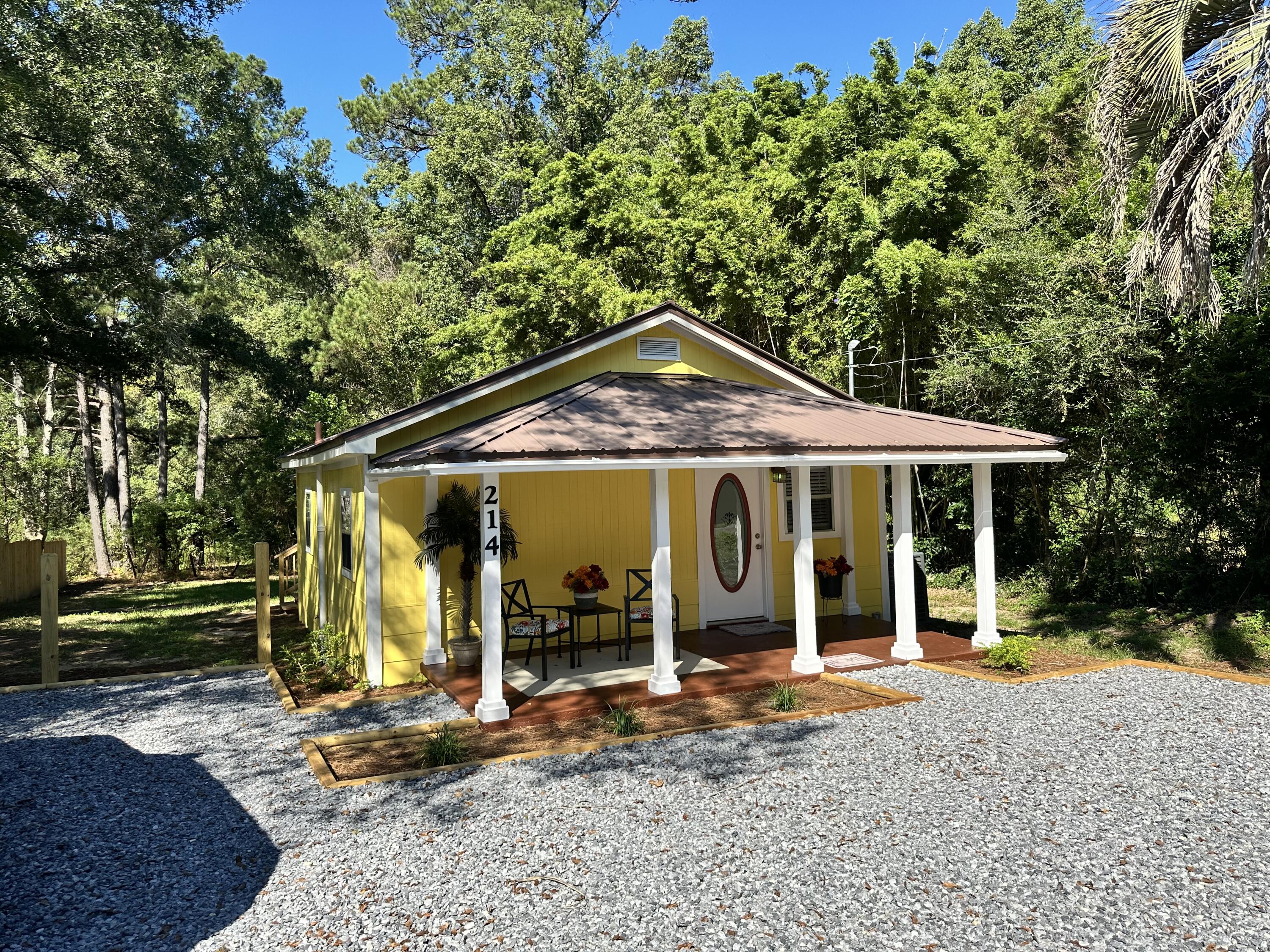 This adorable Florida cottage in city the limits with many upgrades. This home is a 2 bedroom, 1 bath with new metal roof, all new flooring, new HVAC in 2023, all new plumbing in 2022. The home has a privacy fence on one side and also has a shed with electricity.