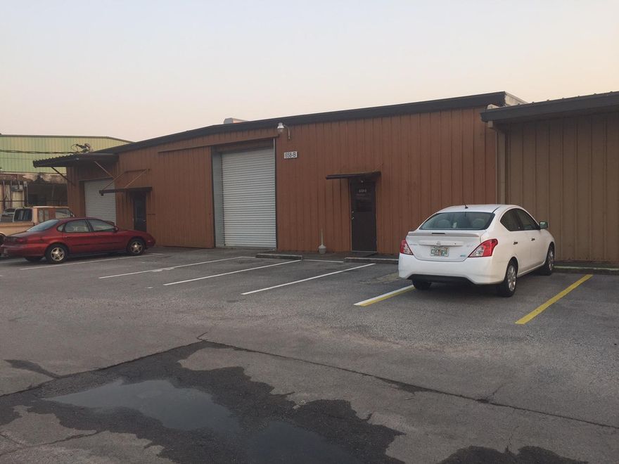 Great warehouse space with an easy access in the industrial park of FWB. Two roll up doors (10x10 and 10x12). Four offices totaling 624 sqft. and two restrooms. 3-phase power. Water, sewer, and garbage are included in the rent.