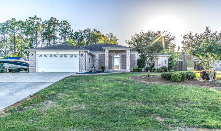 4 bedroom Crestview home, SOUTH of I-10, conveniently located to all bases, with in-ground SALTWATER POOL! New variable speed pool pump! NEW ROOF being installed with 50-year transferable warranty! Split bedroom floor plan with large flex area/formal dining room. NO carpet-tile in all main areas with Pergo laminate in bedrooms. Excellent counter and cabinet space in kitchen with eat-in dining area. Master suite with huge bathroom-garden tub, separate shower, and double vanities. The backyard is made to entertain! Large screened-in porch leads out to gated in-ground pool. Driveway has extended parking pad for additional parking or boat/trailer parking. Additional exterior features include gutters with French drains, sprinkler system, and hurricane shutters. AC replaced in 2013!