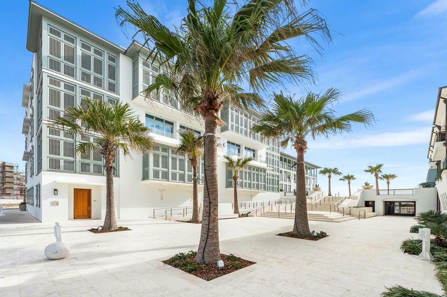 Welcome to your luxurious dream top floor Alys Beach Condo in the highly desired Easterly building which is adjacent to the private owner's Beach Club and beach plaza. The south of 30A Alys Beach Condo offer partial water views and close proximity to dedicated beach access with its prime location. And with the largest floor plan in the buildings at 2,620 sq ft of living space, there's plenty of room to spread out and enjoy the coastal lifestyle. The high-end finishes and Venetian plaster add an extra touch of elegance, while the first floor garage parking and private storage roomsprovide convenience and security. Plus, being rental restricted ensures a quiet and exclusive atmosphere.