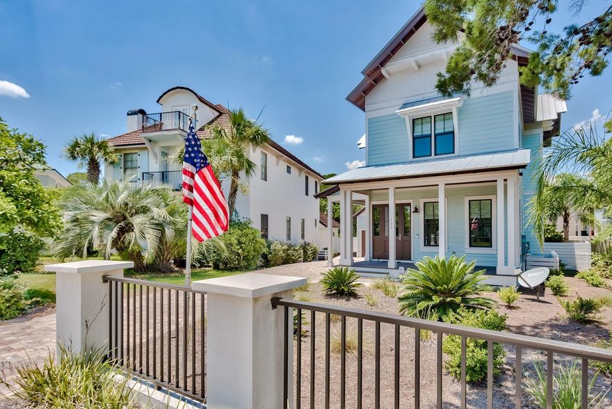 Set in the Village of White Cliffs representing fine private residential homes, this newer construction 2016 home provides comfort and enjoyment for your family.With an easy walk to the private beach access of the community, this home, with two expandable spaces available, can easily accommodate family and friends for special visits.The first floor has an en suite bedroom, 1/2 bath and the kitchen and living room of the home. With an ample back yard and a hot tub, relaxing is easy.The second level has the remaining bedrooms and two spaces that can represent easy expansion of the home.The tower provides a morning oasis for gathering the day's thoughts and preparing for a lifetime of memories on 30a.White Cliffs represents a stunning value for private resident