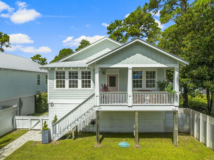 The Pink Snapper is a 3-bed/2.5-bath, perfectly situated just 10 minutes from the beach and a mere 3 minutes from the boat ramp. Accommodates up to 8 guests, featuring 2 King beds and 4 bunk beds. Start your day with morning coffee on the covered balcony porch. For outdoor dining, a charcoal grill and an outdoor kitchen is perfect for relaxing and enjoying meals. Fenced-in yard provides space for outdoor activities, and enclosed outdoor shower is ideal for rinsing off after a day at the beach. Conveniently located in the heart of the Emerald Coast, this home offers easy access to all the area's activities while providing a serene escape from the hustle and bustle. Book your stay today and experience the Emerald Coast at The Pink Snapper!