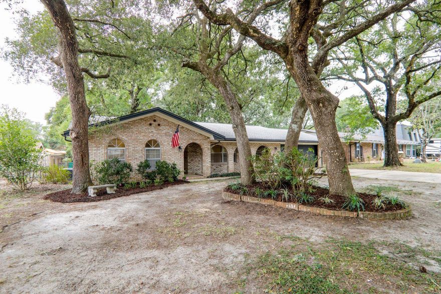 15k Buyer Credit to buydown rate .. Location!!  Location !! Completely Remodeled home in heart of Niceville! in heart of Niceville.  This 3 bedroom 2 bath home is newly remodeled with new interior paint, new lighting including ceiling fans, new kitchen  with Stainless Steel Appliances, Granite Counter tops, backsplash, new flooring, laminate in living areas and kitchen and carpeting in bedrooms.  Updated bathrooms with new mirrors, lighting, cabinets and more.. This all brick home is ready for a new family.Roof installed in 2014, garage door in 2016 and garage door opener in 2016.  2022 hot water heater