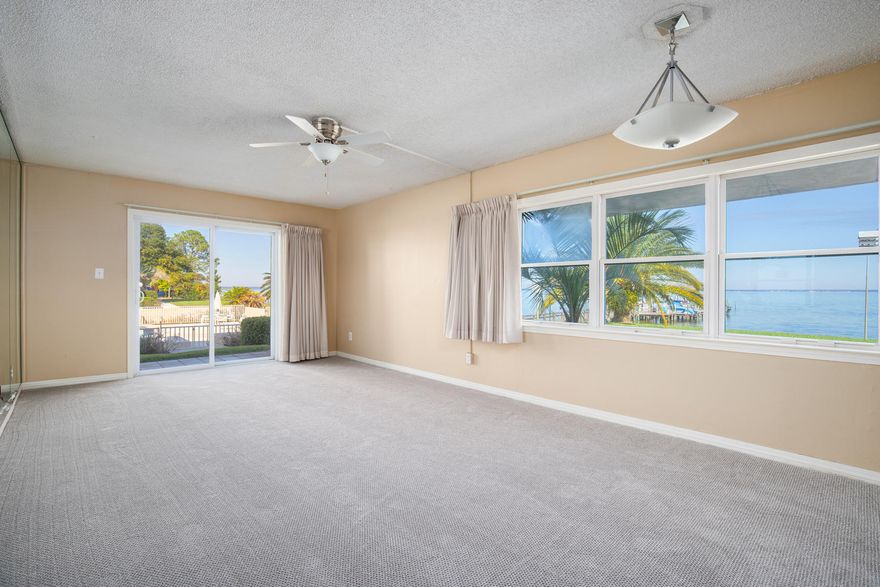 Unit has been remodelled. New kitchen cabinets , counter top, backsplash , Tiled floors and new carpet .
Bathrooms new Tile in both , new tub.