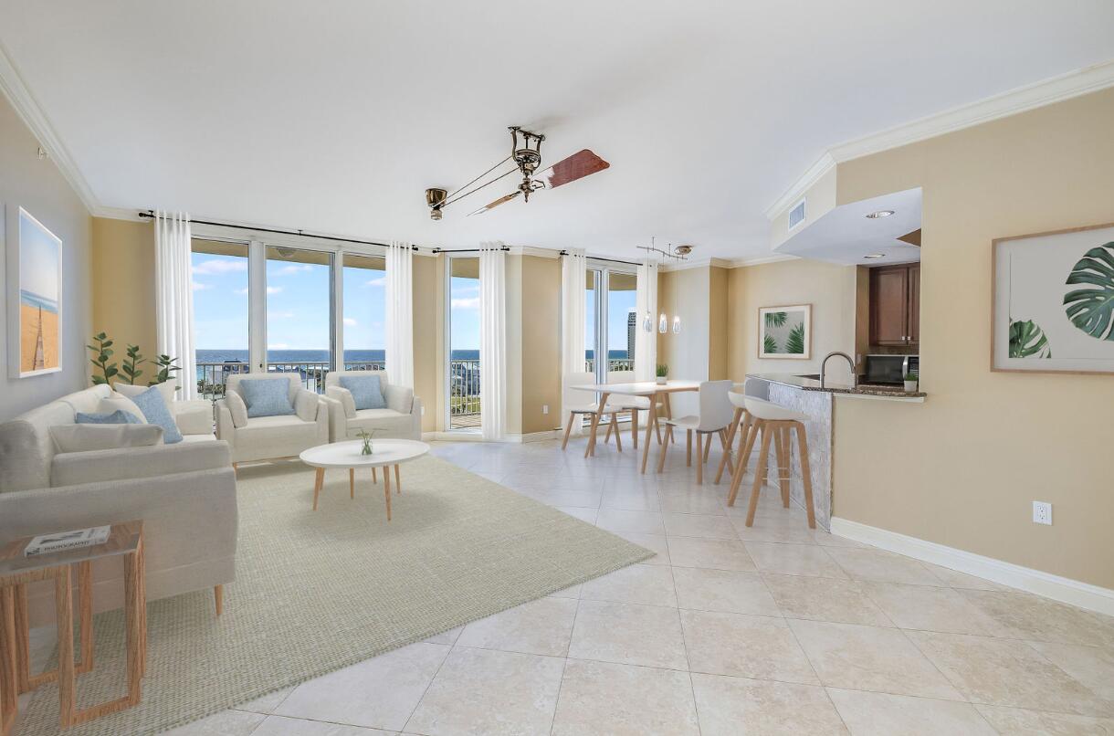 OPENHOUSE: 1/13/23 (12-3pm) Daycode: #8030 Freshly Painted. 8th floor 3BR &3BA condo in the Exclusive One Beach Club Drive Building. OBCD features a gated entrance, pristine landscaping, beautiful lobby, social room, with pool table, & kitchen for entertaining, Updated Fitness Center, & Theatre Room. Lush pool area, spa and grilling area with a walking path directly to the Private Beach Club. OBCD owners are automatically enrolled at the Beach Club, and enjoy Preferred Chair set up on the beach, heated Pool, and clubhouse. This Condo has Pristine Views of the Gulf and Bay from every window as well as front & rear balconies. 6-Seater Golf Cart and a deeded garage golf cart space are included for you to enjoy the Lifestyle inside Sandest