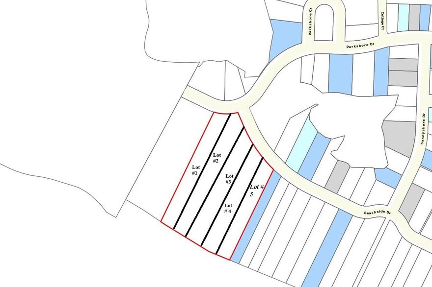 Lot 4 has 44 linear feet on the Gulf of Mexico and is approximately 465 deep. Lot to be sold by metes and bounds. This is an exceptionally deep lot and will be allowed to have a house and guest/carriage house larger and taller than similar Carillon Beach lots (62' tall instead of 55' from sea level for main house roof peak). This lot is a great opportunity to build your dream beach home with spectacular views of the Gulf of Mexico and Lake Powell.