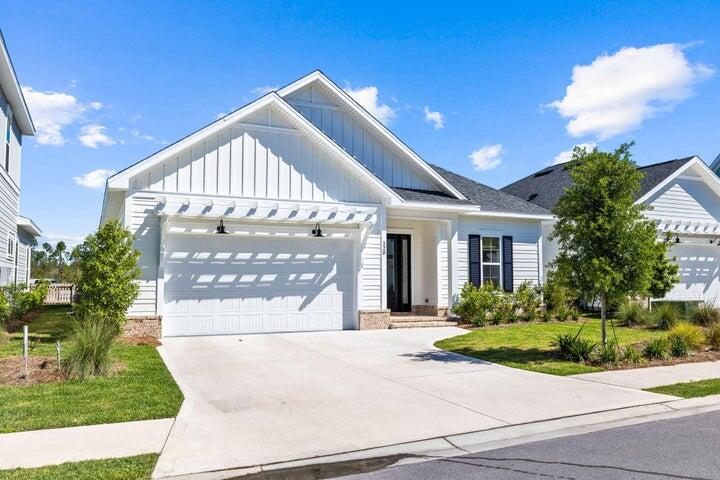 Welcome to 120 Suwannee Dr in beautiful Watersound Origins! This spacious, single story home has 4-bedrooms, 2.5-bathrooms offering beautiful finishings and features! Built in 2023 and hardly lived in, this home has all LVP and tile flooring, 10' ceilings, quartz countertops and more!Notable exterior features include a back screened in patio overlooking the pond, reclaimed brick porches, a wonderful screened-in porch & fenced in back yard. Origins is the neighborhood everyone wants to live in, especially for those building a home in Origins. Lawn maintenance included & a plethora of amenities include a community pool, fitness center, tennis, basketball & pickle ball, miles of walking paths, unlimited Golf & so much more. A Rental Application Fee of $70 for each applicant will be collected to initiate a screening and criminal background check as part of the application evaluation process. Beach Sunsets Inc charges a Resident fee of $25 per month payable with rent. This charge is designed to provide convenience and professional service to each tenant(s). Pet Security Deposits are $500 PER PET and refundable if there is no damage at lease end. Pet Rent is $25 PER PET per month. At lease execution, security deposit(s), pet security deposit(s), and any lease required prepaid rent are due and payable. Your first rent payment is made the day you move in and due the 1st to 5th of each month thereafter.