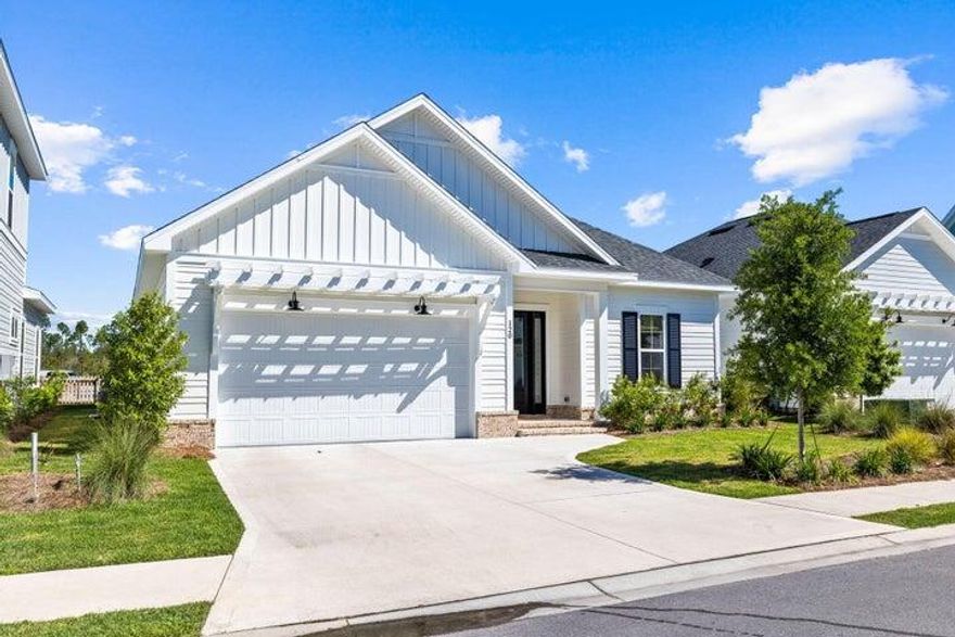 Welcome to 120 Suwannee Dr in beautiful Watersound Origins! This spacious, single story home has 4-bedrooms, 2.5-bathrooms offering beautiful finishings and features! Built in 2023 and hardly lived in, this home has all LVP and tile flooring, 10' ceilings, quartz countertops and more!Notable exterior features include a back screened in patio overlooking the pond, reclaimed brick porches, a wonderful screened-in porch & fenced in back yard. Origins is the neighborhood everyone wants to live in, especially for those building a home in Origins. Lawn maintenance included & a plethora of amenities include a community pool, fitness center, tennis, basketball & pickle ball, miles of walking paths, unlimited Golf & so much more. A Rental Application Fee of $70 for each applicant will be collected to initiate a credit screening and criminal background check as part of the application evaluation process. Beach Sunsets Inc charges a Tenant fee of $25 per month payable with rent.  Renter's Insurance is required;  Option available for $11.95 per month.  Pet Security Deposits are $500 PER PET and refundable if there is no damage at lease end. Pet Rent is $25 PER PET per month. At lease execution, security deposit(s), pet security deposit(s), and any lease required prepaid rent are due and payable. Your first rent payment is made the day you move in and due the 1st to 5th of each month thereafter. 