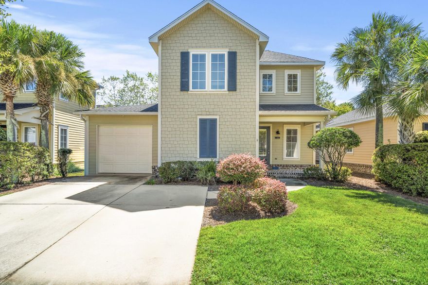 Experience the best of coastal living in this 3 bedroom, 2.5 bath home located in the highly sought after Church Street Village neighborhood--a premier Huff Homes community known for it's friendly atmosphere, ideal location, and exceptional amenities. Minutes from 30A beaches, shopping, schools, restaurants, and golf. Church Street Village residents enjoy resort-style amenities including a community pool, fitness center, clubhouse, playground and dog park. There are no short-term rentals, ensuring a quiet and neighborly environment. Best of all, landscaping is included with HOA fees! This well-designed home has a spacious living and dining area that flow seamlessly into a modern kitchen with granite countertops, stainless-steel appliances, beautiful cabinetry, and pantry--perfect for entertaining and everyday living. 

The main-level master bedroom offers a private retreat with an en suite bathroom featuring a walk-in shower and generous closet space. Upstairs you will find two additional guest bedrooms, and a full guest bathroom--ideal for family, visitors, or a home office.

Step outside to your screened-in porch, a peaceful oasis for enjoying fresh air, whether it's sipping your morning coffee or relaxing in the evening.

Additional highlights include a dedicated laundry room, one-car garage, irrigation system, and a fenced-in backyard.

This community offers the best of the emerald coast lifestyle. Don't miss this opportunity to own a beautiful home in one of the area's most desirable neighborhoods. Schedule a showing today!