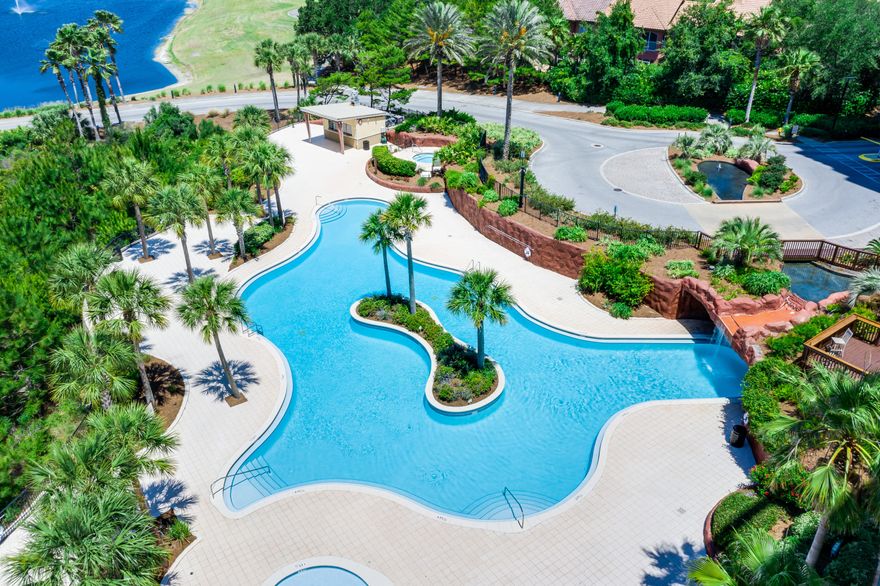 You've reached your tropical beachside destination with panoramic views! Just a few steps to the Waterfall Pool, Steamy Hot Tub, The world's most beautiful Beaches, Sundeck, Golf, the Bay, Fishing, Shopping, Restaurants + so much more! Your family and guests will love the amenities and perks this condo comes with. Walk out on to your balcony/deck and take in the amazing view of the area's best pool! This unit is sold fully furnished and seller is offering $5,000 towards your closing costs or any unit upgrades that will make your life easier. These units do not arrive on the market and last long. Make plans to get here now!