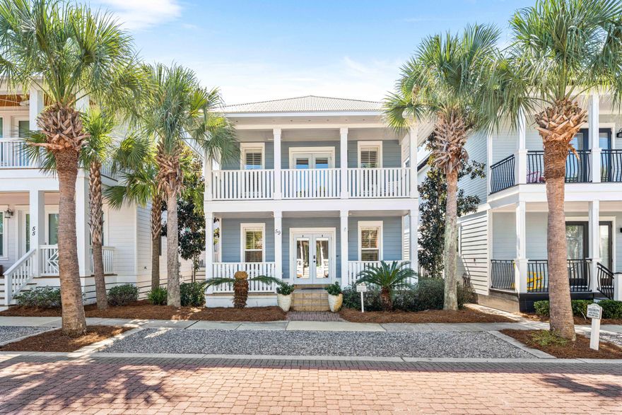 A full ICF home in Seacrest Beach? You read that right.This thoughtfully redesigned coastal home offers exceptional quality and style in one of 30A's most desirable communities. Perfectly situated between Rosemary Beach and Alys Beach, this property combines durability with a fresh, coastal-modern aesthetic. Inside, you'll find an open layout with a brand-new kitchen featuring quartz countertops, designer tile, and gold accents. The home has been freshly painted, with new LVP flooring and updated baths throughout.The main level offers a comfortable guest suite, while upstairs features a spacious primary suite with a soaking tub, walk-in shower, and private balcony access. A fun bunk room and additional guest room share a renovated Jack-and-Jill bath. Enjoy covered porches on both levels, a rare covered carport, and a private back patio for grilling or relaxing. Sold fully furnished and rental-ready, this property is an ideal investment, second home, or full-time residence in the heart of Seacrest Beach.