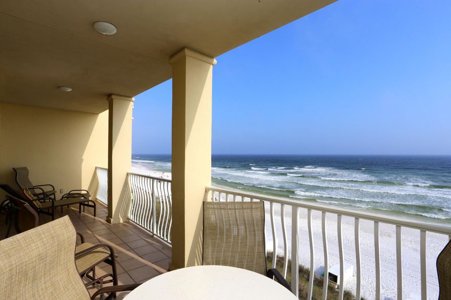 Location, Location, Location!!! Enjoy stunning western sunsets from the balcony of this fully furnished third floor end unit!!! The Villas at Santa Rosa Beach is one of the premiere condominium developments on 30A and this unit has one of the best views. Located on the western end of the building, this fully-furnished unit provides not only beautiful views but close proximity to Gulf Place Town Center. Enjoy shopping, entertainment, and restaurants across the street at Gulf Place. The Villas at Santa Rosa Beach has a rich rental history with families returning every summer, and this unit is no exception. If you are an investor, this condo is a ''must see.'' Call today to make your appointment to see this wonderful gulf-front condominium!