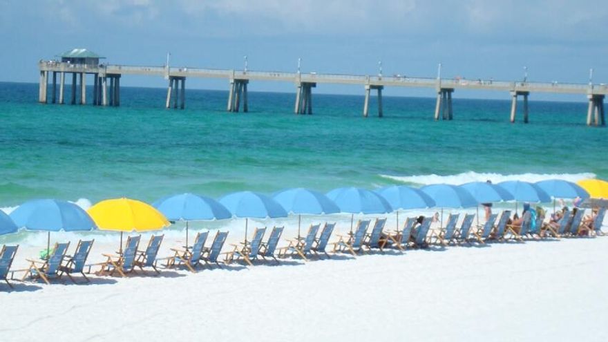 This rare 3rd floor Villa unit has been nicely furnished and sleeps four; two in the bedroom area and two on the pull-out queen sleeper sofa. There is a kitchenette with a cooktop, microwave, refrigerator and dishwasher. This is also one of only a few Villas at Destin West that has a washer/dryer combo. Just steps from the Gulf of Mexico, this is a must see. Destin West boasts a state of the art fitness center, a 5,000 square foot pool, a standard size pool adjacent to the villa building and hot tub on the gulf side. A large pool with waterfall, two hot tubs and a 700 foot Lazy River lagoon style pool are available on the bay side via the sky bridge. Don't miss out on this amazing chance to own a slice of paradise at an great price! Buyer to verify all square footage