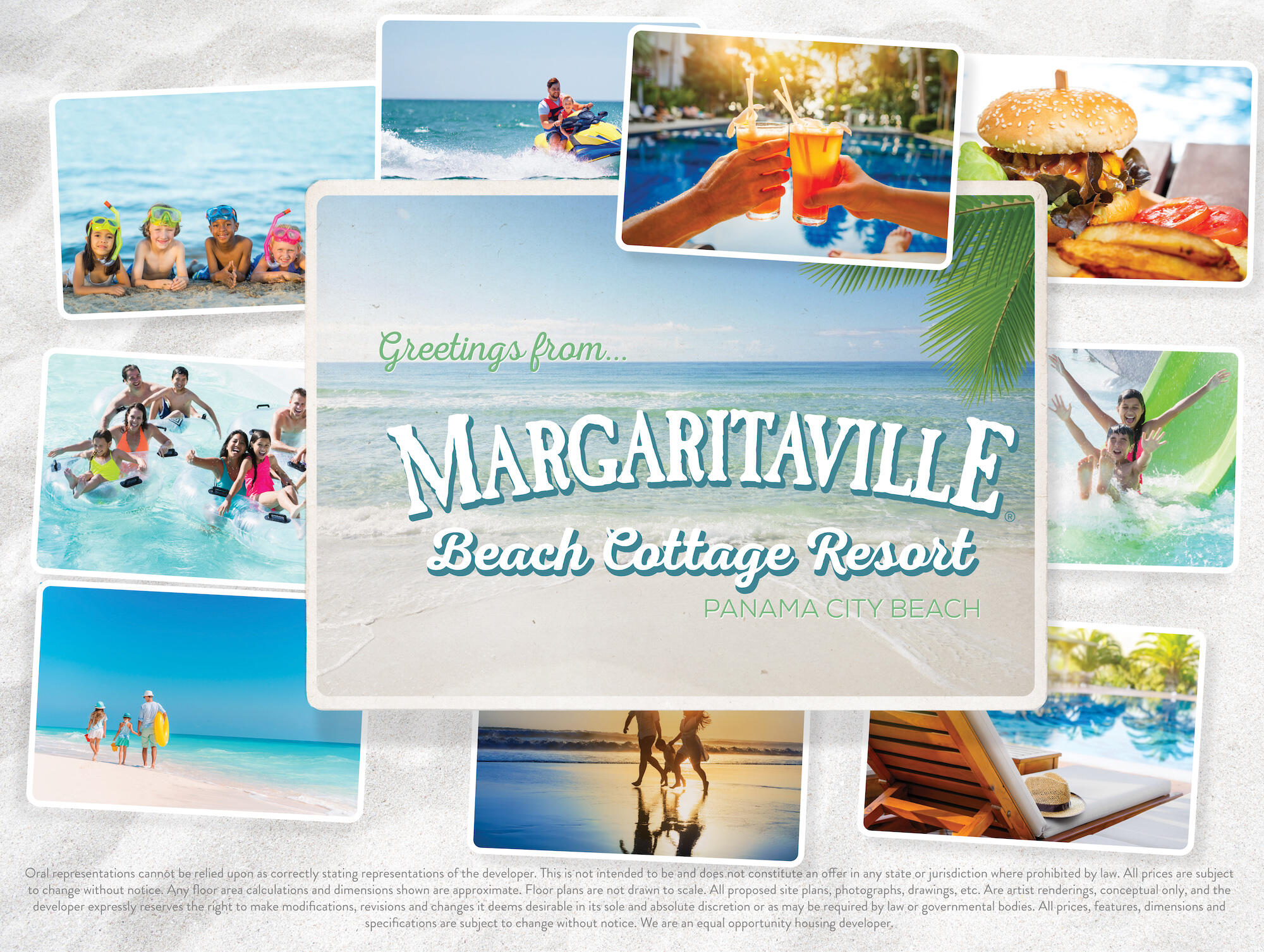 Don't miss your opportunity to enjoy everything the Margaritaville lifestyle has to offer!  This home is new construction with 5 bedrooms and 4 1/2 baths.  Located in the exciting new Margaritaville Beach Cottage Resort, homeowners and their rental guest will have a hard time deciding what to do first; you can relax in the huge resort pool, take a trip around the 425 ft long lazy river, ride down one of two waterslides, soak in the sun on the 580 feet of dedicated beach, play pickleball, have a margarita and cheeseburger brought to you poolside, games on the lawn, outdoor movies and much, much more.  This Breeze two story floorplan features 2,130 sf of heated/cooled space perfectly designed to fit your every need.