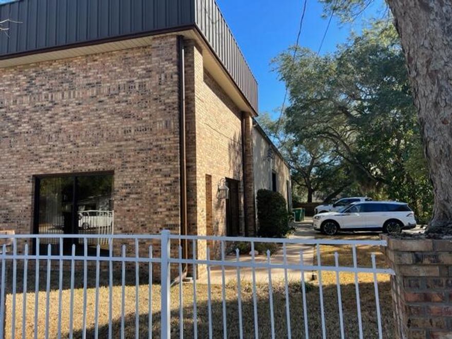 8700 SF Flex space, two 14' x 16' electric rollup doors , 4000 SF office with 2 restrooms and showers, fenced in yard with electric gate, property located off of Racetrack Road in Fort Walton Beach, FL, the warehouse has 22' ceilings and the warehouse is heated, great building with new roof in 2021