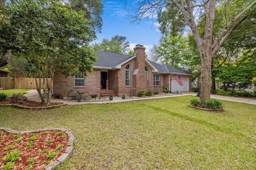 Come and see this classic all brick home in Rocky Bayou Estates. With four bedrooms, two and half baths, and an office space, this home provides all you need for your family. It includes both a dining room and an eat-in kitchen. The enclosed Florida room off the back of the home is a great place to sit and enjoy the view of the large backyard. When the weather is nice, you can enjoy the paver patio and built-in outdoor fireplace. There are new tile floors throughout the living areas and freshly painted cabinets in the kitchen. New roof and water heater were installed this year. Schedule your showing today!