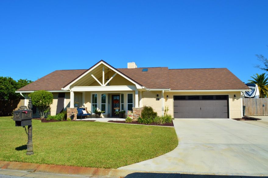 This home is a must-see!! Completely renovated in the last 3 years, this 4BR/2BA Derby Woods home has an in-ground saltwater pool, workshop/garage, RV/boat parking, and a two car garage. Interior features include a split-bedroom floor plan with cathedral and vaulted ceilings, skylights, luxury plank vinyl flooring, custom barn doors, oversized glass patio doors that open in either direction, office with built-in desks, screened porch, a bonus room, and the whole house is cable and CAT6 wired. You'll love to cook again in this kitchen with KraftMaid cabinets, quartz countertops, stainless steel appliances including a gas range, and under cabinet lighting! This home has so many upgrades and is ideal for family gatherings and entertaining! See the list of upgrades in our document section. ALL info is approx and should be verified by Buyers if important.

1. Tankless gas water heater in 2019
2. spray foam attic insulation
3. Roof new in 2019 with transerable 30 year Tamko warranty
4. custom fabric blinds
5. New attic AC duct system in 2019
6. Gas heatilator Fireplace with remote
7. Built-in hideaway space for electronics
8. 21x22 TWO car garage with wind rated door
9. 10x26 screened in porch
10. 32x18 salt water pool with waterfall
11. Pergola and brick pavers in privacy fenced backyard
12. 51x10 concrete pad behind fence with 50 amp service and full hook ups for RV/boat
13. Low-E windows/doors in 2019
14. security system