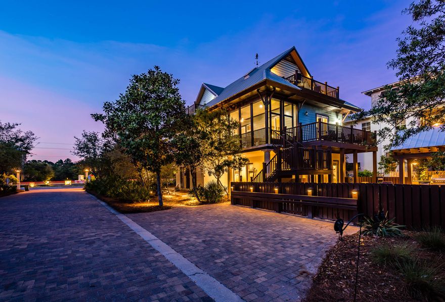 HUGE PRICE REDUCTION! Stunning remodeled home on 25 Kristi Lane perches only three lots from the Gulf of Mexico. Just south of 30A in the heart of historic Seagrove Beach, ''Shore to Have Fun'' provides private deeded beach access. This 4-bedroom, 4.5-bathroom home is completely renovated and includes a new elevator. Reclaimed wood ceilings warmly frame main living areas. Bunk beds welcome young guests. Cooks will love the new kitchen's stainless-steel appliances, new countertops, custom cabinetry, glass tile backsplash, and wet bar. The 3rd floor boasts a private living room and master suite. The master bath has a double vanity, upgraded countertops, a walk-in shower, and soaking tub. The patio features a roomy pool, hot tub, and new outdoor kitchen.