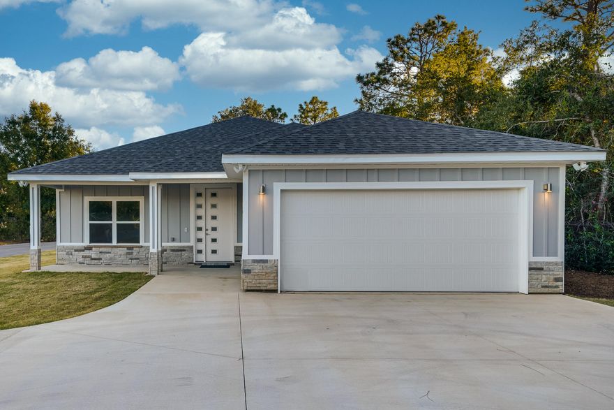 WELL BUILT HOME WITH AMAZING FINISHES!!  Construction Complete NOVEMBER 2020!!  Definitely a WOW house!!  Modern finishes not not generally found in Fort Walton Beach!!  The 'hello style' greats you at the front door and carries throughout the home.  Comfortable yet wonderful for entertaining.  Split floor plan.  Master bathroom shower is also a steam shower.  The master bath is a two person streamlined jetted tub with padded head rest.  This is a home that you would be proud to own!! A home that simply makes you happy!! Construction to be complete this week!  Still available to show!!! Buyer responsible for confirming room dimensions.