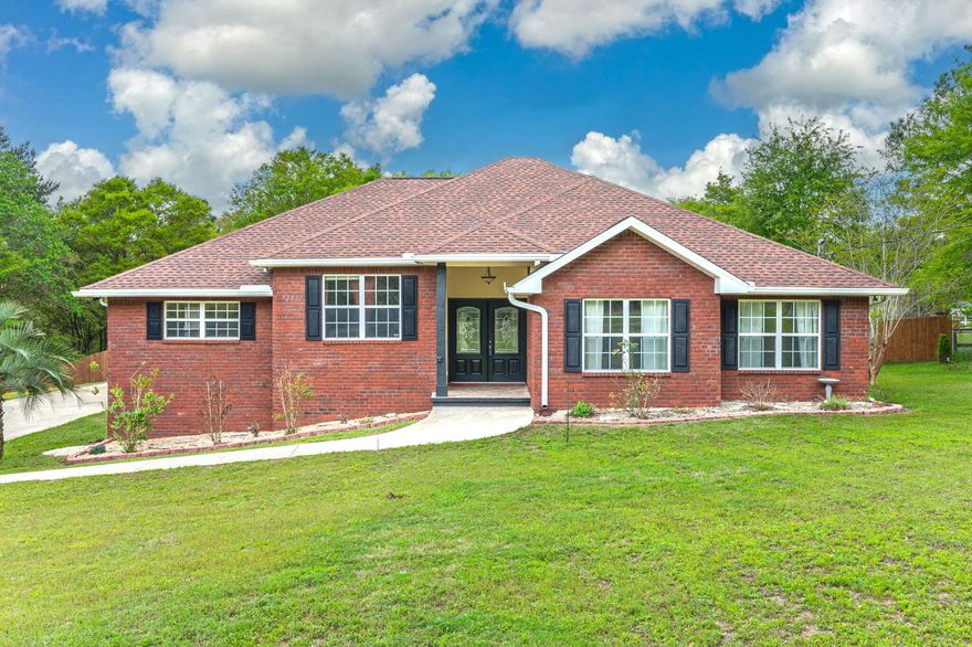 ''Home-Sweet-Home' is what will come to mind as you pull down your long drive perfect for storing an RV or boat. This 4 bedroom 2 ½ home sitting on over an acre with its very own private in-ground liner saltwater pool is ready for you to make it yours. The location provides easy access to all the local bases, beaches, and shopping centers. The spacious living room is great for having family and friends over for movie night. Kitchen boasts plenty of quartz counter space and cabinets to meet all your cooking needs including a dinette area as well for additional seating. Some other features to note include gas fireplace, hardwood flooring, 3 linen closets, spacious Jack & Jill closets in the master suite, 2018 roof, in ground pool (2018 liner), and a oversized 4 car garage with hurricane rated garage doors, providing you with plenty of space for your own workshop, car garage, storage, or whatever else your imagination allows. The spacious yard is great for kids and family dog to run around in the fully fenced in backyard. Schedule your showing today.