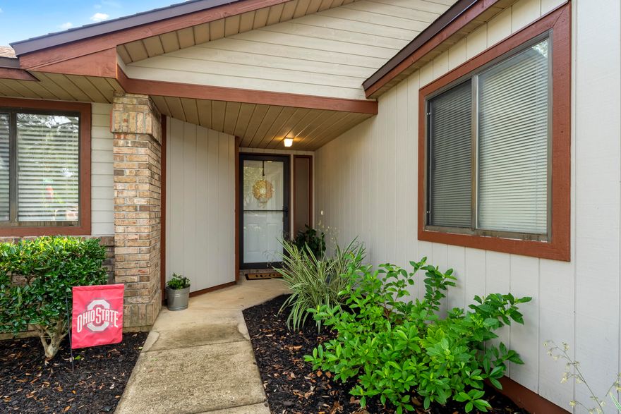 Multiple Offers. HGTV Style! Fall in love with this quaint 3 bedroom 2 bath with 2 car garage on a corner lot  in desirable neighborhood, Cedar Ridge!  Upon entering the home you will immediately notice the cathedral ceilings in living room and gorgeous brick fireplace. Lots of updates! New flooring, new interior paint, upgraded light fixtures, and so many more! Enjoy the light and bright kitchen which features solid oak cabinets, breakfast bar, pantry, and white appliances. Spacious dining area to accommodate all your family's meals and gatherings. Step out of the sliding glass doors and relax in your enclosed screened patio. The fully fenced in yard is perfect for privacy. Roof is 2014 Dimensional. This home is 5.1 miles to Eglin. This is a home you truly don't want to miss