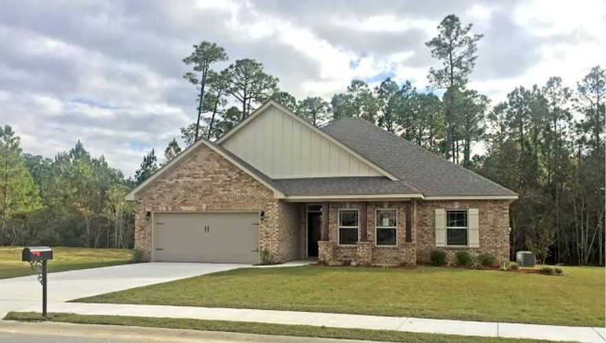 The Holly is a 4 bedroom, 2 bath home with open concept. Kitchen with island, large pantry, granite counter tops and stainless steel appliances. Large 24 x 15 living room with trey ceilings. 14 x 8 covered rear patio and two car garage. Interior separate laundry room and covered front porch. Master suite with very large walk in closet, separate tiled shower and garden tub.