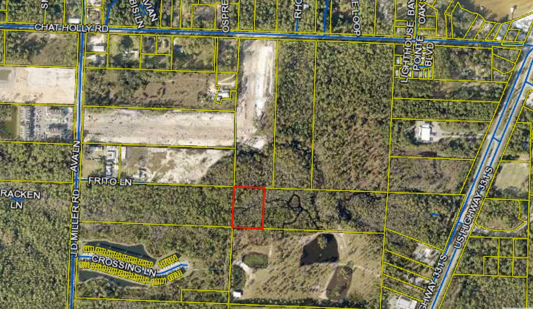 2-acre parcel north of South Walton High School, just off Hwy 331. No known easement/access to lot. Survey available upon request.