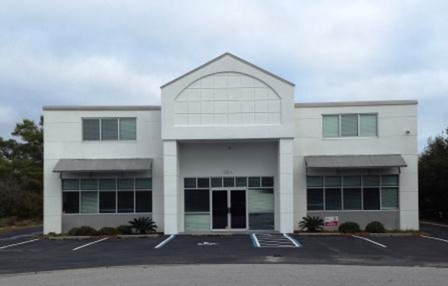 Beautiful bright open & airy 2 story office bldg w 1320 sf warehouse space w large overhead doors. 1800 sf of first floor offices, conf rm, lg cubicles, reception area, copy room, & kitchen. Kitchen w granite counters, stainless appliances (refrigerator,microwave,dishwasher), and beautiful cabinetry. Main office opens to its own conf rm & has its own restroom. 1200 sf 2nd floor offices, conf rm & storage room. Offices w custom wood desks & shelves. Plenty of storage.