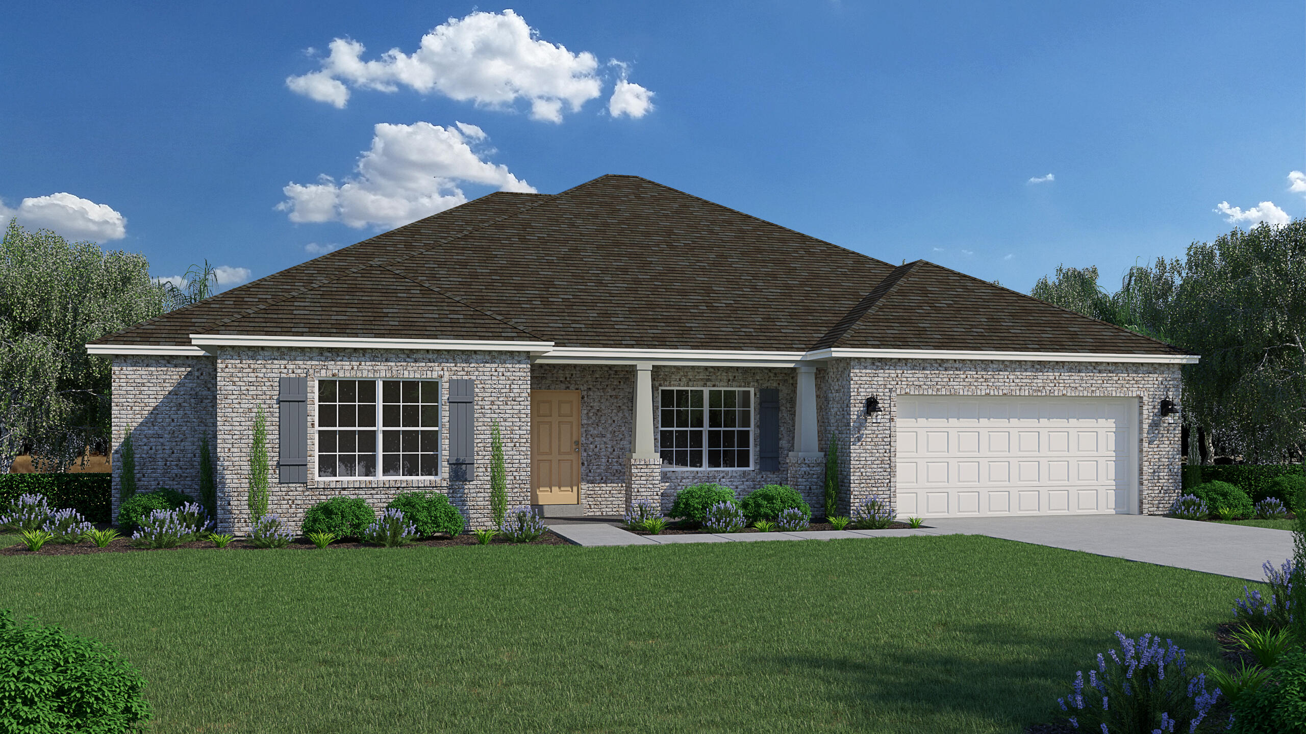 ROSEMARY PLAN! As you take the first steps into your new home, you are instantly greeted by your new office, formal dining room as well as the first of many living retreats including a spare room and guest bath. Lets continue into your home and your will notice the open concept area of great room, oversized kitchen and breakfast area. This leaves plenty of room for all your guest to come out of their private areas and enjoy some time together. The kitchen while oversized is open to all so it doesn't leave your cook of the house to work by themselves. They will surely be able to be apart of whatever you have going on. Off your breakfast nook, you have another guest living quarters that adorns 2 spare rooms, a guest bathroom and a linen closet!