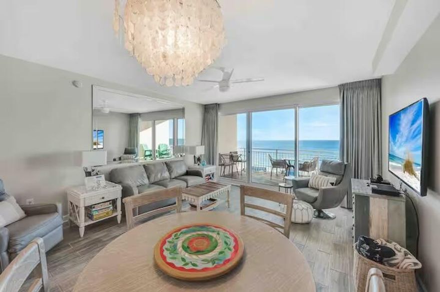 Imagine owning a condo that grossed over $100,000 in 2024 -- and waking up every morning to the sight of turquoise Gulf waters. Welcome to Sterling Shores #1010, a stunning AIRBNB GUEST FAVORITE perfectly perched in the middle of the 10th floor for breathtaking, unobstructed views.This beautifully refreshed, turn-key condo features porcelain boardwalk tile, custom closets by Closet Solutions, and interior designer touches that give it a refined coastal feel. Step onto your private balcony and take in the salt air, or unwind in a space where comfort meets elegance -- all designed for effortless enjoyment and lasting value.Located within Sterling Shores' 8+ acre gated community, residents and guests enjoy world-class amenities including:&#8232;>A 4,300 sq. ft. lagoon-style zero-entry pool surrounded by lush tropical landscaping(> A heated beachfront pool with tiki bar and grill(> A state-of-the-art fitness center and on-site theater room(> 400 feet of private deeded beach access with seasonal chair service
Just steps from The Back Porch and minutes to Destin's top shopping, dining, golf and entertainment, this property captures the best of the Emerald Coast lifestyle. Whether you're seeking a top-performing investment or your own personal retreat, Sterling Shores #1010 offers it all  proven income, luxury amenities, and endless Gulf views.
